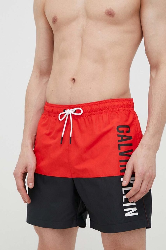Calvin Klein szorty kąpielowe KM0KM00796.PPYX czerwony SS23
