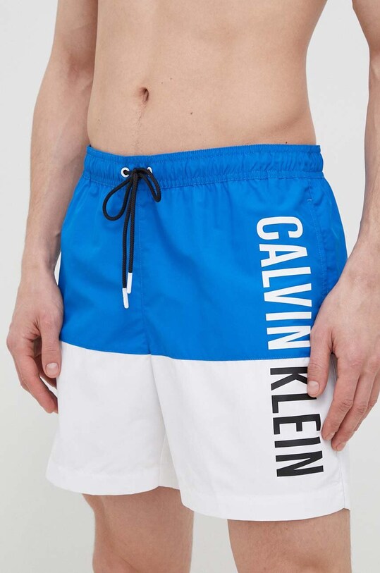Calvin Klein szorty kąpielowe KM0KM00796.PPYX niebieski SS23
