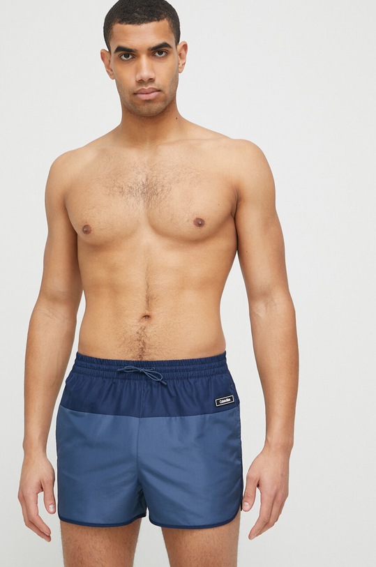 Calvin Klein szorty kąpielowe KM0KM00816.PPYX granatowy SS23