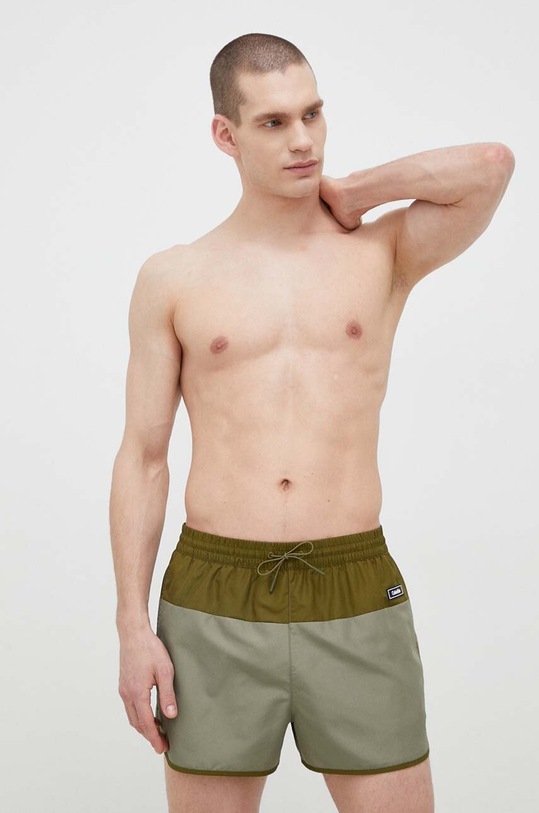 Calvin Klein szorty kąpielowe Planet friendly zielony KM0KM00816.PPYX