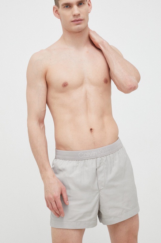 Calvin Klein szorty kąpielowe szary KM0KM00861.PPYX