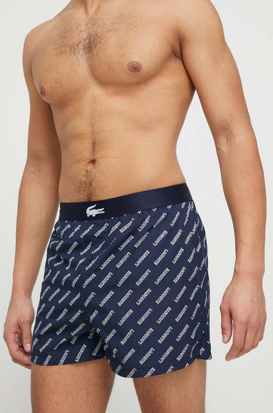 Lacoste pamut boxeralsó 3 db sötétkék 7H1755
