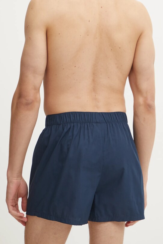 Lacoste bokserki bawełniane 3-pack 7H3394 granatowy