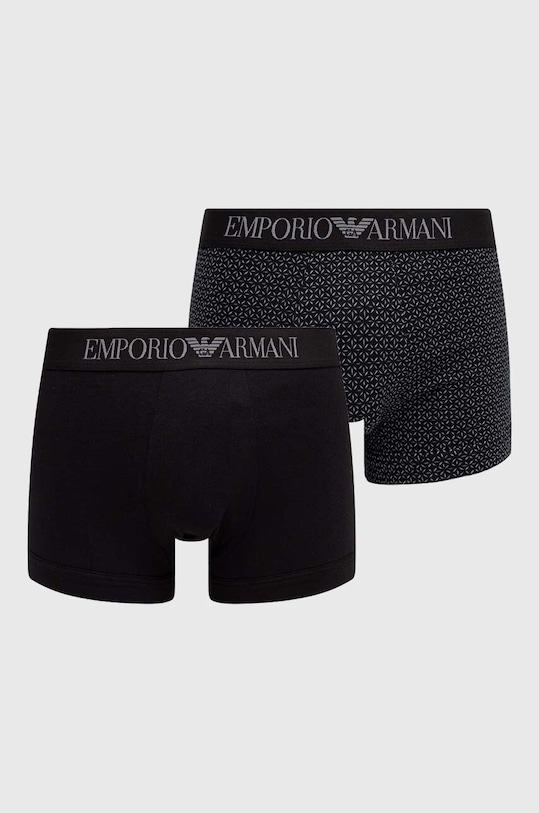 Emporio Armani Underwear boxeri 2-pack cu modele negru 111210.3R504