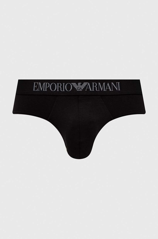 Odzież Emporio Armani Underwear slipy 2-pack 111733.3R504 czarny