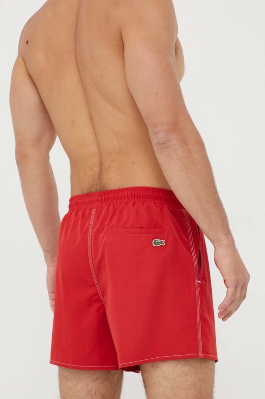 Odzież Lacoste szorty kąpielowe MH5637 czerwony
