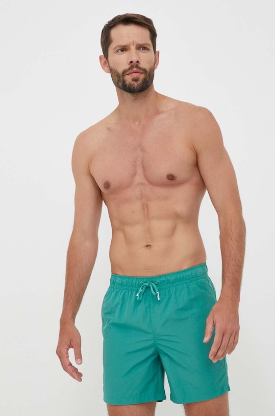 Plavkové šortky United Colors of Benetton 55FK6X00I.22L zelená SS23