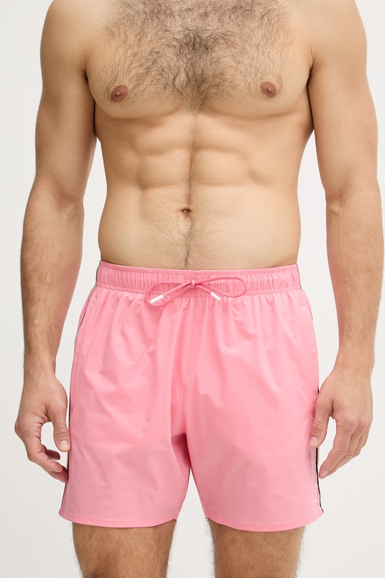BOSS plavecké šortky pánske Iconic 50491594 ružová AA00