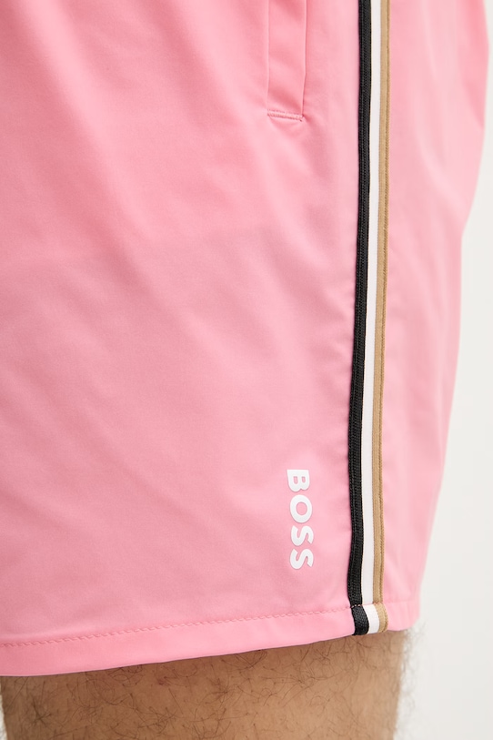 BOSS plavecké šortky pánske Iconic ružová 50491594