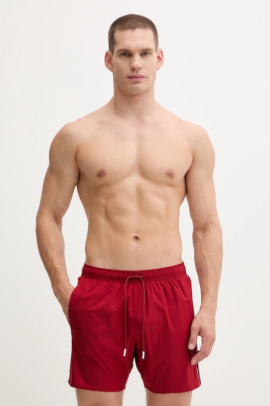 BOSS pantaloni scurti de baie Planet friendly rosu 50491594