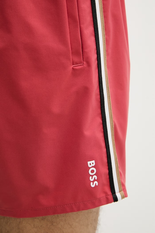 BOSS szorty kąpielowe męskie Iconic czerwony 50491594