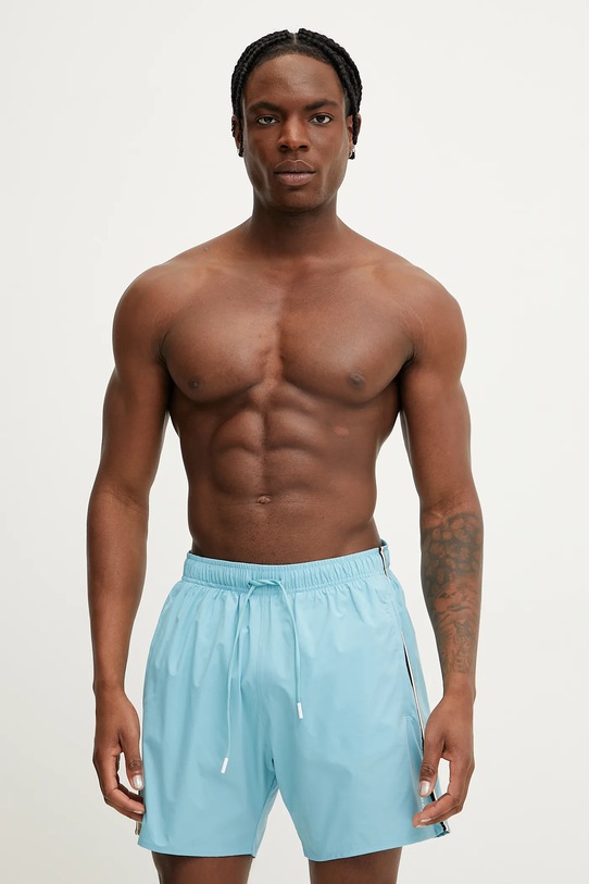Plavkové šortky BOSS 50491594 modrá AA00