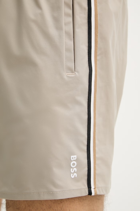 BOSS plavecké šortky pánske Iconic béžová 50491594