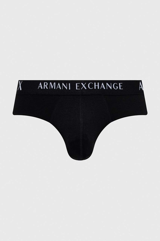 Odzież Armani Exchange slipy 3-pack 957026.CC282 czarny