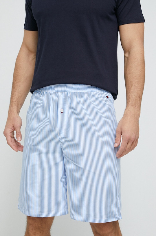 Tommy Hilfiger piżama bawełniana granatowy UM0UM02843.PPYX