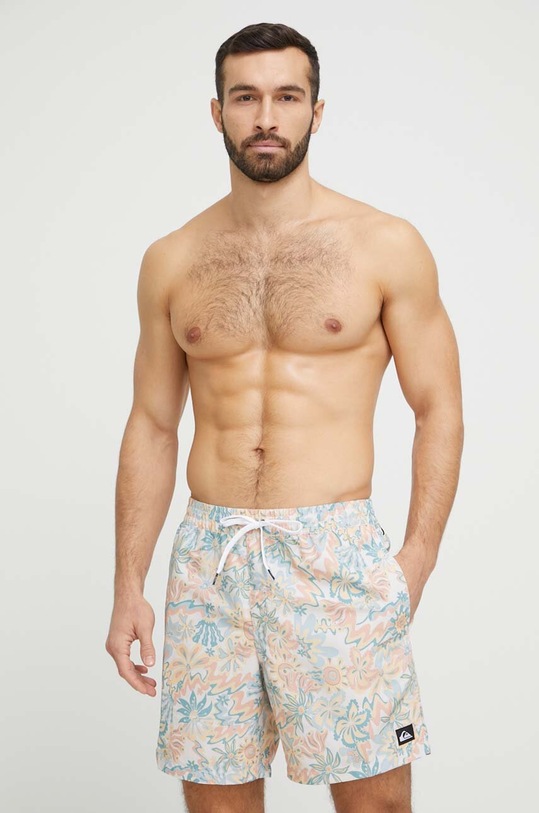Quiksilver szorty kąpielowe Planet friendly beżowy EQYJV04004