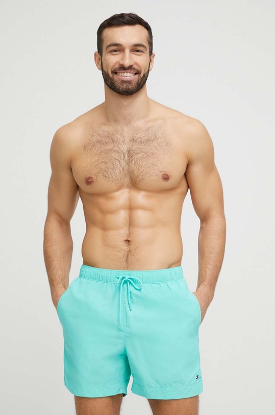 Tommy Hilfiger szorty kąpielowe Planet friendly zielony UM0UM02793.PPYX