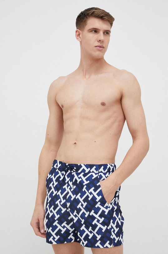 Tommy Hilfiger szorty kąpielowe Planet friendly granatowy UM0UM02846.PPYX