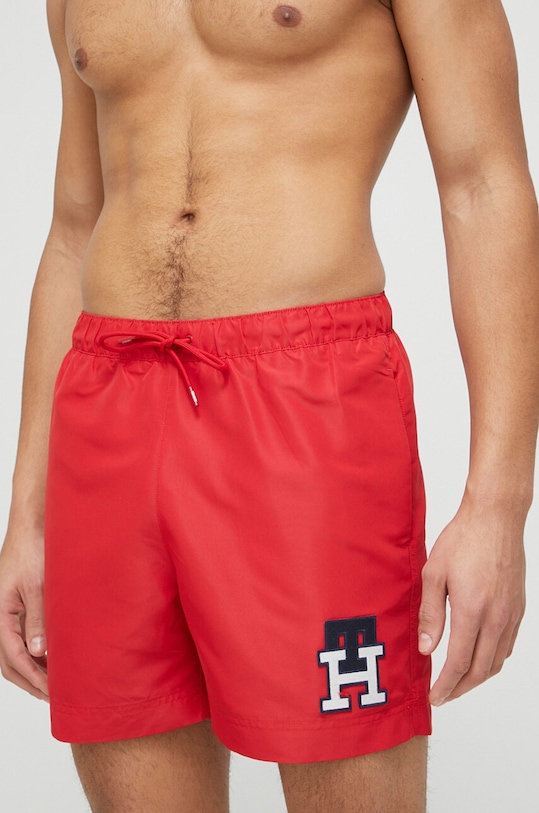 Tommy Hilfiger szorty kąpielowe Planet friendly czerwony UM0UM02732.PPYX