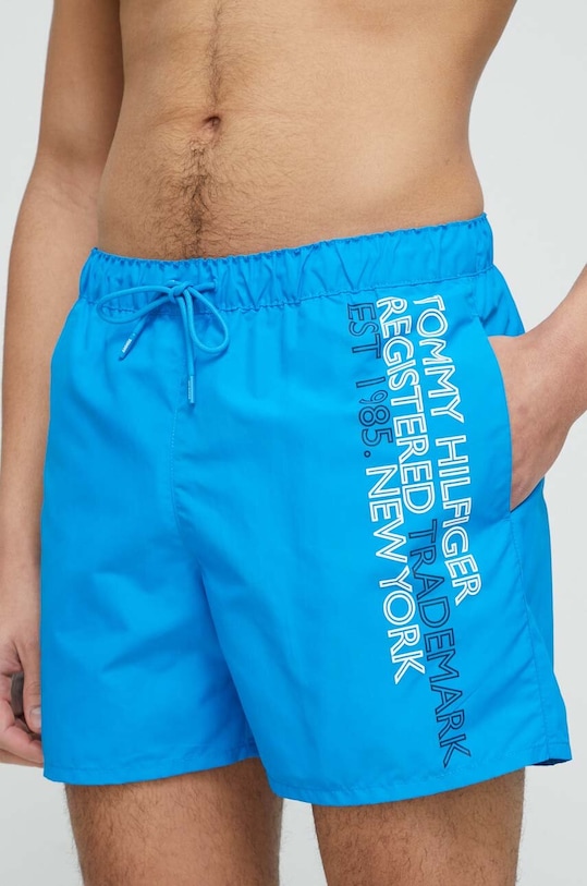 Tommy Hilfiger szorty kąpielowe Planet friendly niebieski UM0UM02742.PPYX