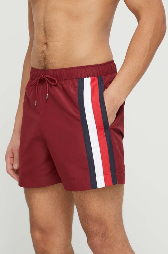 Tommy Hilfiger szorty kąpielowe UM0UM02857.PPYX bordowy SS23