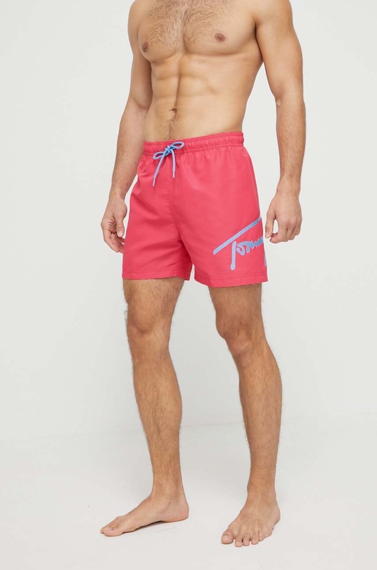 Tommy Jeans szorty kąpielowe UM0UM02862.PPYX różowy SS23