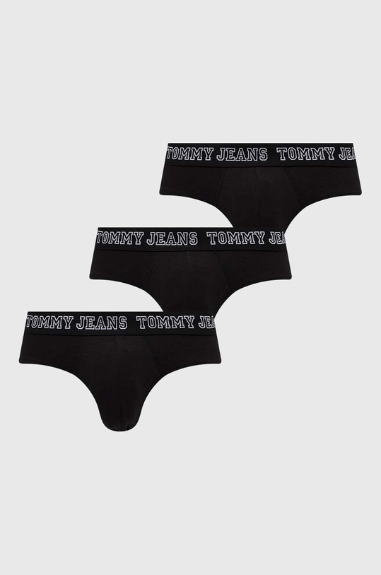 Spodní prádlo Tommy Jeans 3-pack pletenina černá UM0UM02849.PPYX