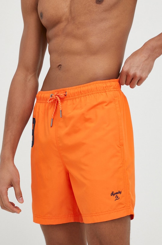 Superdry szorty kąpielowe Planet friendly pomarańczowy M3010220A.TSW