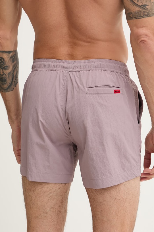 Odzież HUGO szorty kąpielowe męskie DOMINICA 50493450 fioletowy