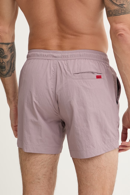 Odzież HUGO szorty kąpielowe męskie DOMINICA 50493450 fioletowy