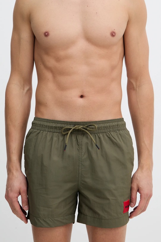 Plavkové šortky HUGO 50493450 zelená AA00