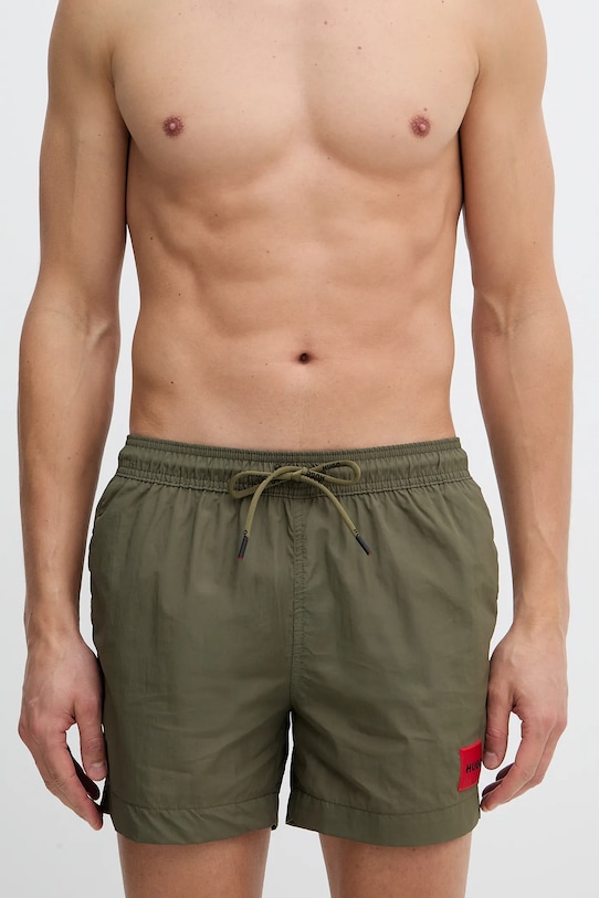 Plavkové šortky HUGO 50493450 zelená AA00