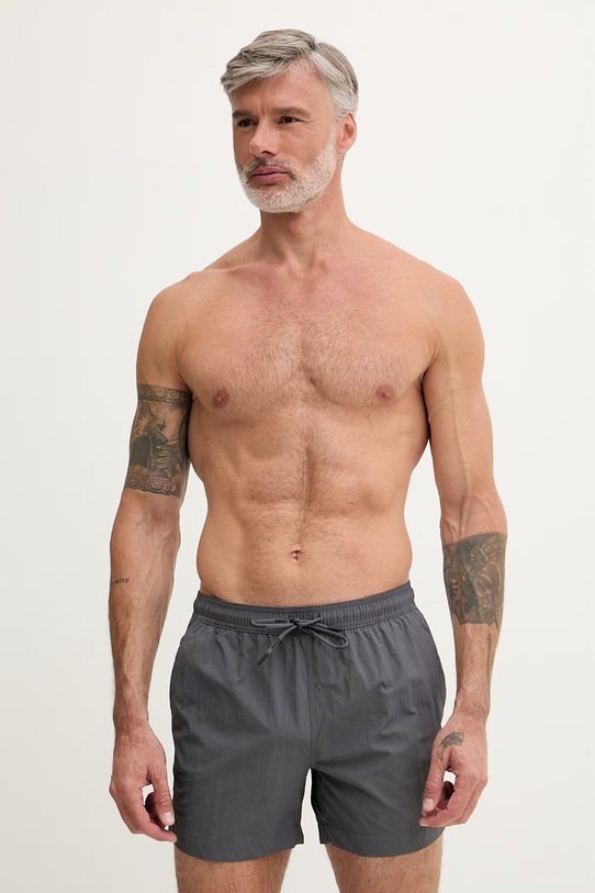 HUGO kopalne kratke hlače moške DOMINICA siva 50493450
