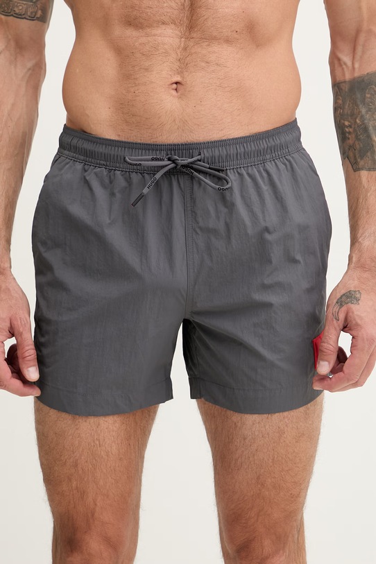 HUGO kopalne kratke hlače moške DOMINICA 50493450 siva AA00