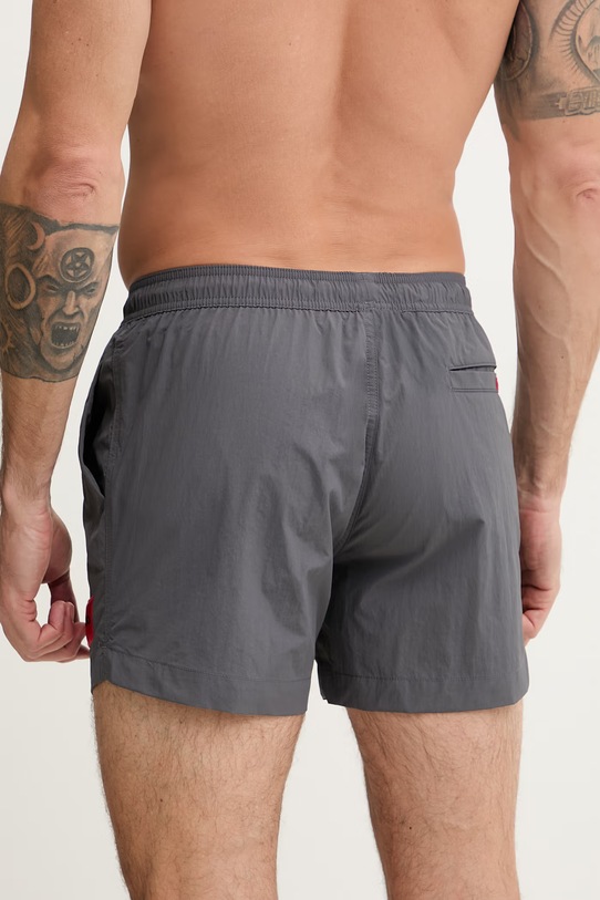 Oblačila HUGO kopalne kratke hlače moške DOMINICA 50493450 siva