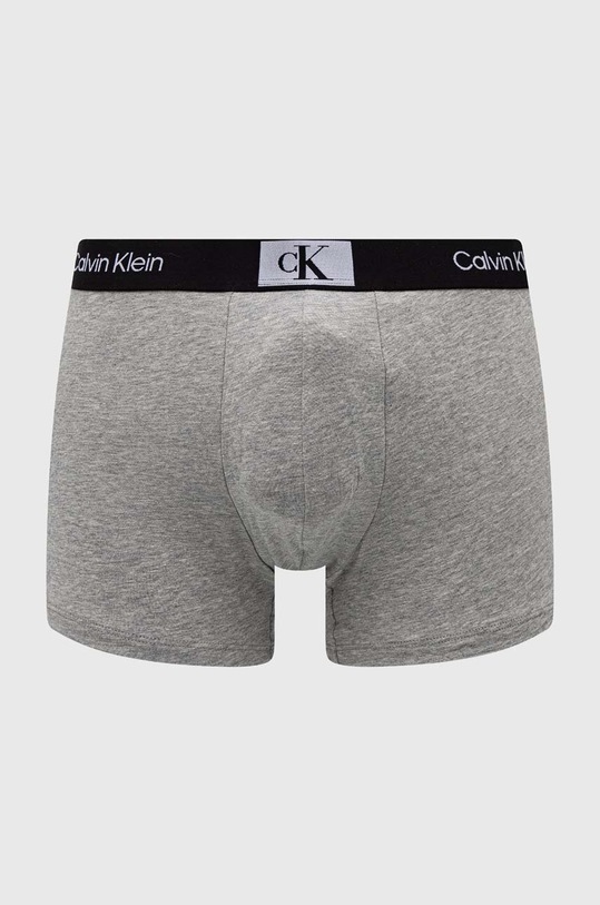 Boxerky Calvin Klein Underwear 3-pak sivá 000NB3528A.PPYX