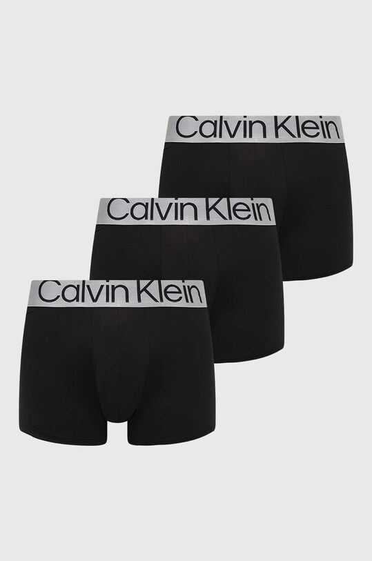 Calvin Klein Underwear bokserki 3-pack dzianina czarny 000NB3075A.PPYX