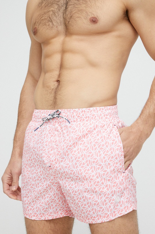 Pepe Jeans szorty kąpielowe Ferdi Planet friendly pomarańczowy PMB10369.179