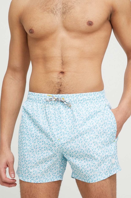 Pepe Jeans szorty kąpielowe Ferdi Planet friendly niebieski PMB10369.526