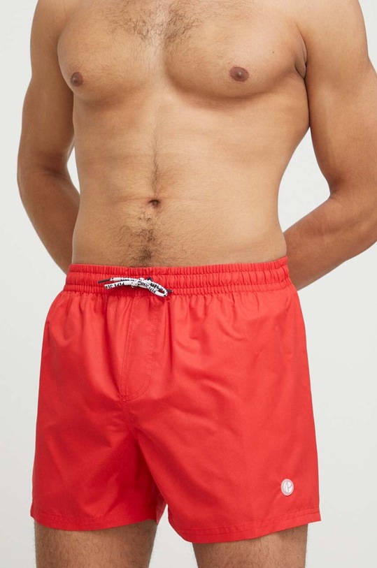 Pepe Jeans pantaloni scurti de baie Finn Planet friendly rosu PMB10356.255