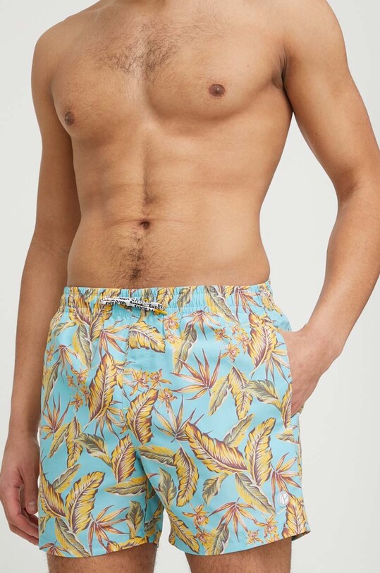 Pepe Jeans szorty kąpielowe Faris Planet friendly niebieski PMB10353.526