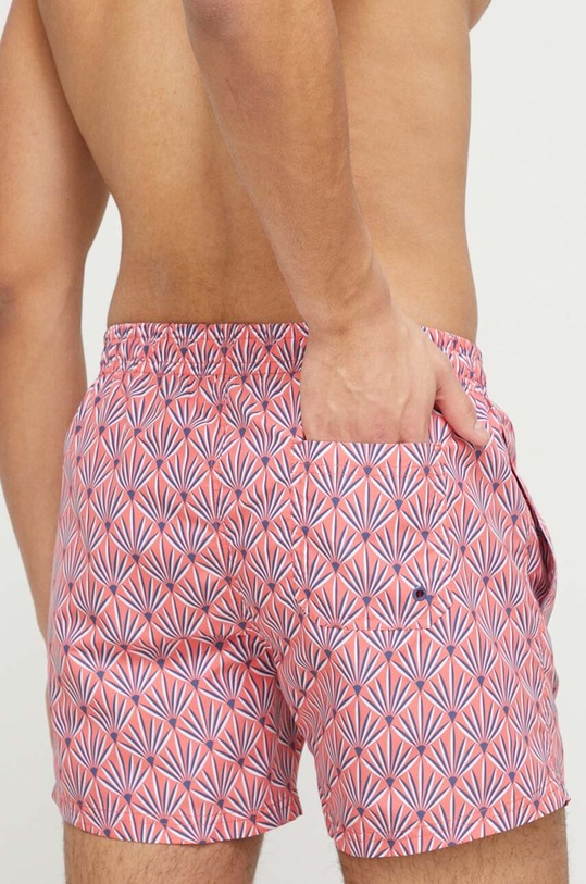 Odzież Pepe Jeans szorty kąpielowe Folk PMB10362.179 pomarańczowy