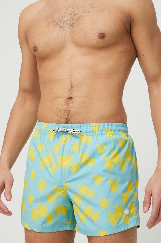Pepe Jeans szorty kąpielowe Flint Planet friendly niebieski PMB10361.526
