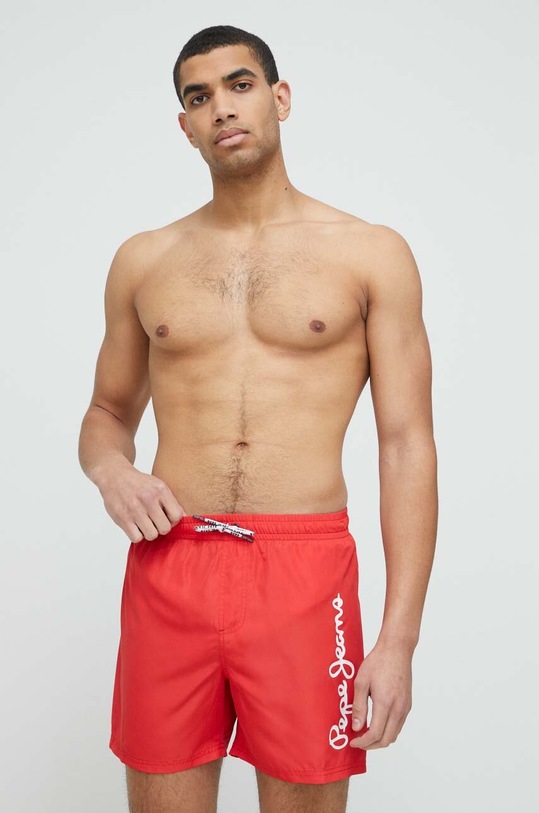 Pepe Jeans szorty kąpielowe czerwony PMB10358.255