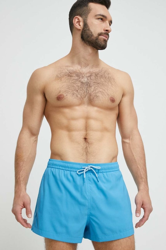 Abercrombie & Fitch szorty kąpielowe niebieski KI133.3311.220