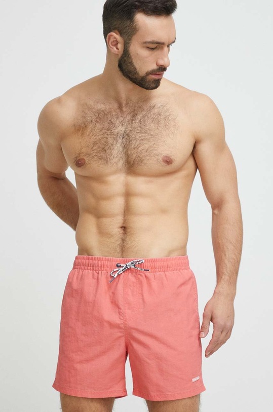 Pepe Jeans szorty kąpielowe Fletcher Planet friendly pomarańczowy PMB10360.179