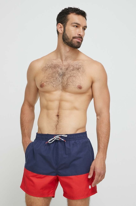 Pepe Jeans pantaloni scurti de baie Planet friendly bleumarin PMB10372.585