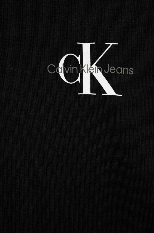 Chłopiec Calvin Klein Jeans bluza bawełniana dziecięca IU0IU00397.PPYX czarny