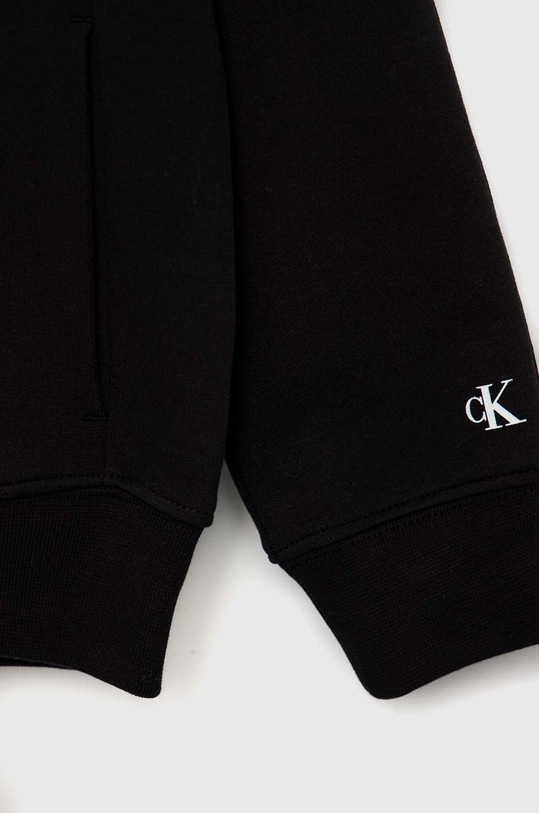 Chłopiec Calvin Klein Jeans bluza dziecięca IB0IB01516.PPYX czarny
