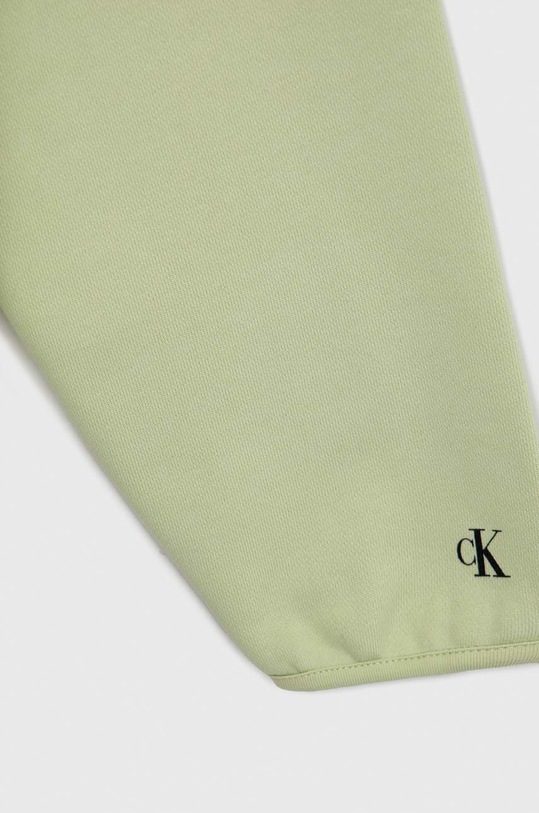 Αγορίστικα Παιδική βαμβακερή μπλούζα Calvin Klein Jeans IU0IU00294.PPYX πράσινο